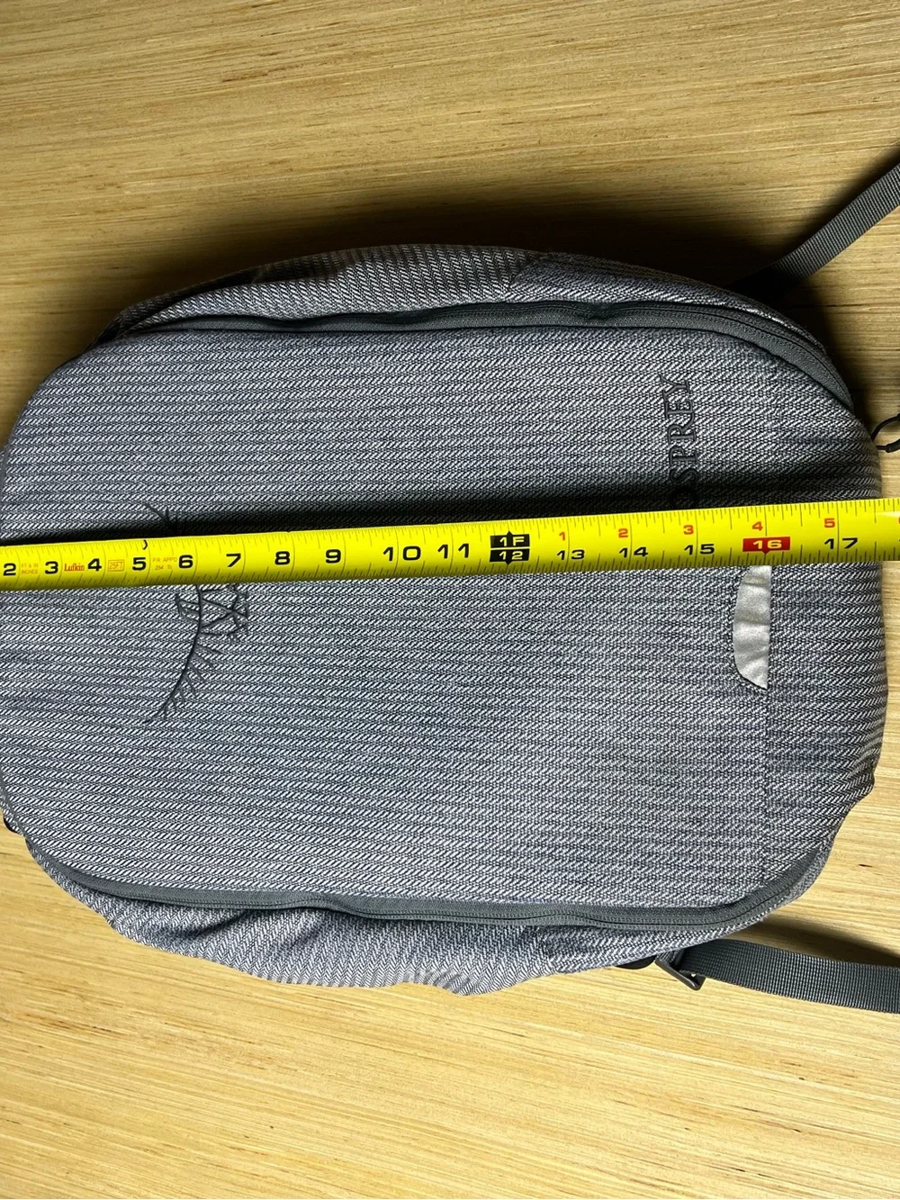 Osprey Cyber Port Backpack Gray Travel Work School Bag